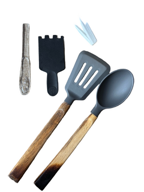 Pampered Chef Cooking Utensil Lot Spatula Spoon Bag Clip Leveling Tool Scraper